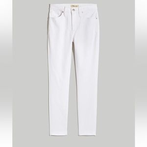 Madewell 9” Mid-Rise Skinny Crop Jeans NWOT white